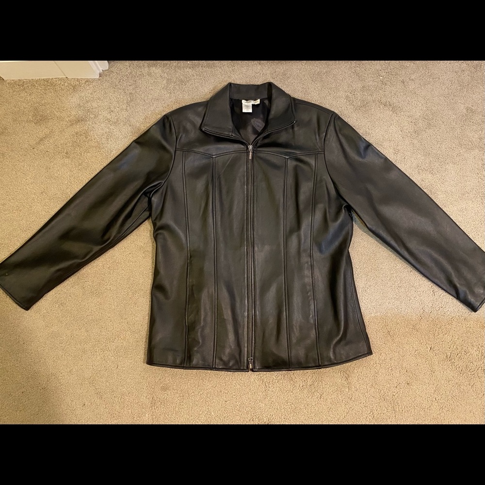 Coldwater Creek Ladies Leather Jacket